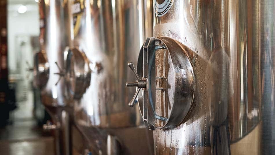 Stainless steel stills in a NB Dstillers.