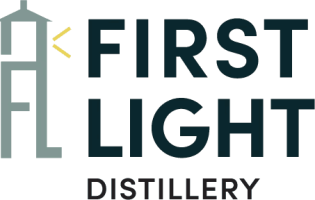 First Light Distillery logo.
