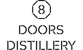 8 Doors Distillery logo.