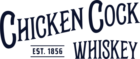 Chicken Cock Whiskey logo.