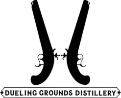 Dueling Grounds Distillery logo.