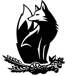 Black Fox logo.