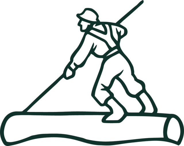 Menaud Distillery and Brewery logo.