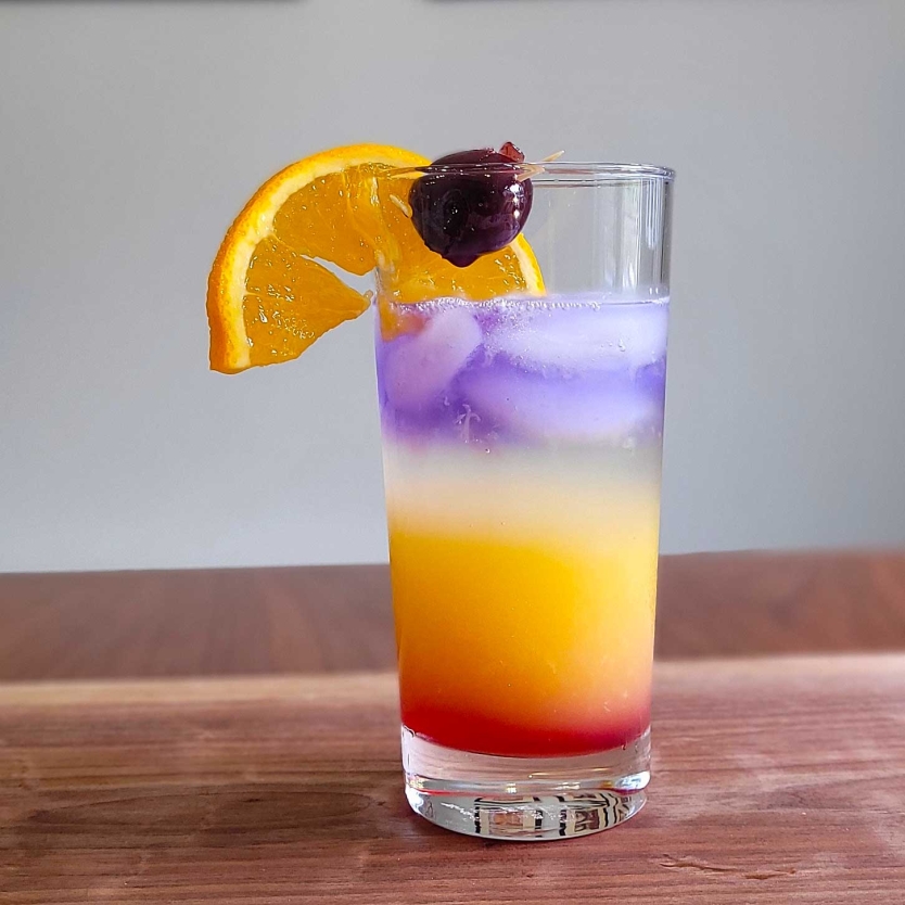 The Empress 1908 Indigo Gin Fizz.